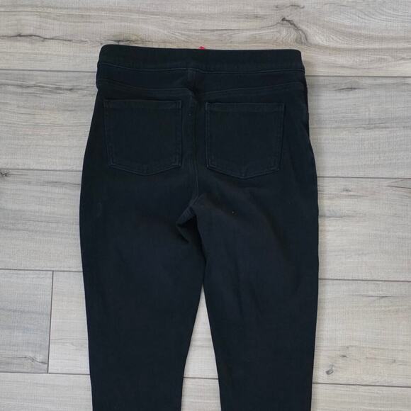 Spanx Ankle Black Ponte Midrise Skinny Leg Jeggings Women Sz M 20018R - Picture 7 of 13